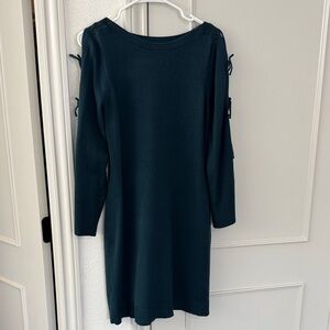 Vince Camuto Dark Green Sweater Dress
